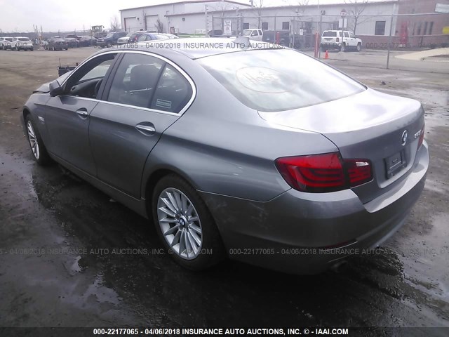 WBAFU7C51CDU61488 - 2012 BMW 535 XI GRAY photo 3