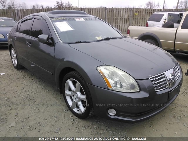 1N4BA41E26C839300 - 2006 NISSAN MAXIMA SE/SL GRAY photo 1