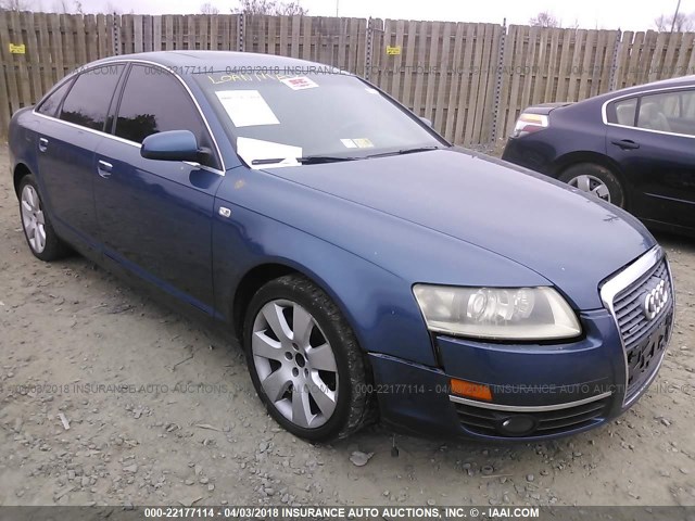 WAUDG74F45N108603 - 2005 AUDI A6 3.2 QUATTRO BLUE photo 1