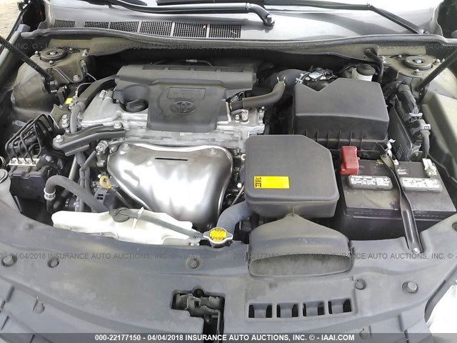 4T1BF1FK6FU033491 - 2015 TOYOTA CAMRY LE/XLE/SE/XSE BLACK photo 10
