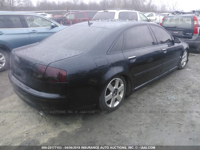 WAUMV44EX7N018709 - 2007 AUDI A8 L QUATTRO BLACK photo 4