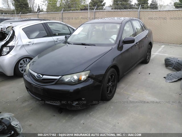 JF1GE6A6XAG501224 - 2010 SUBARU IMPREZA 2.5I BLACK photo 2