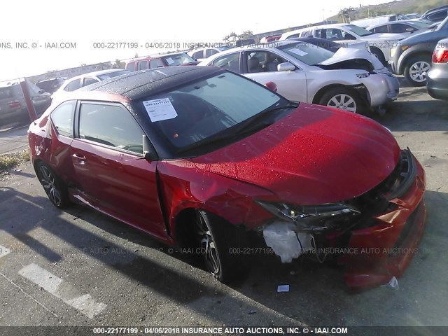 JTKJF5C70GJ020822 - 2016 TOYOTA SCION TC 红色 照片 6