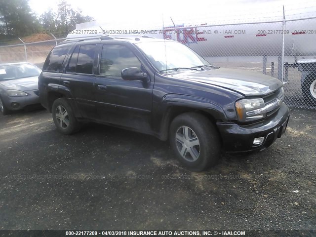 1GNDS13S352364978 - 2005 CHEVROLET TRAILBLAZER LS/LT BLACK photo 1