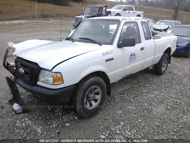 1FTYR15E88PA47587 - 2008 FORD RANGER SUPER CAB WHITE photo 2