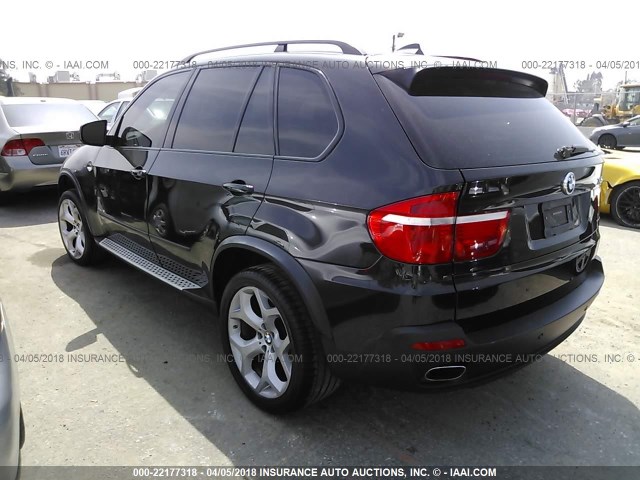 5UXFE83519L171691 - 2009 BMW X5 XDRIVE48I Siyah fotoğraf 3