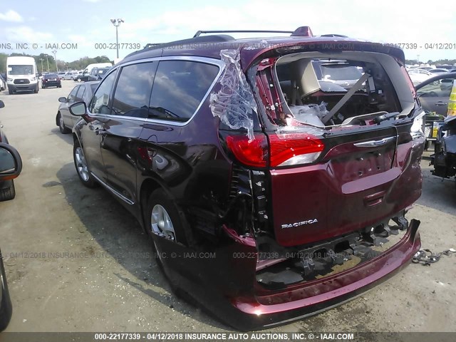 2C4RC1BG1HR661438 - 2017 CHRYSLER PACIFICA TOURING L RED photo 3