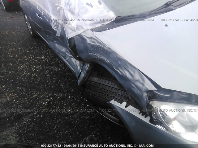 1G2ZF58BX74149953 - 2007 PONTIAC G6 VALUE LEADER/BASE BLUE photo 6