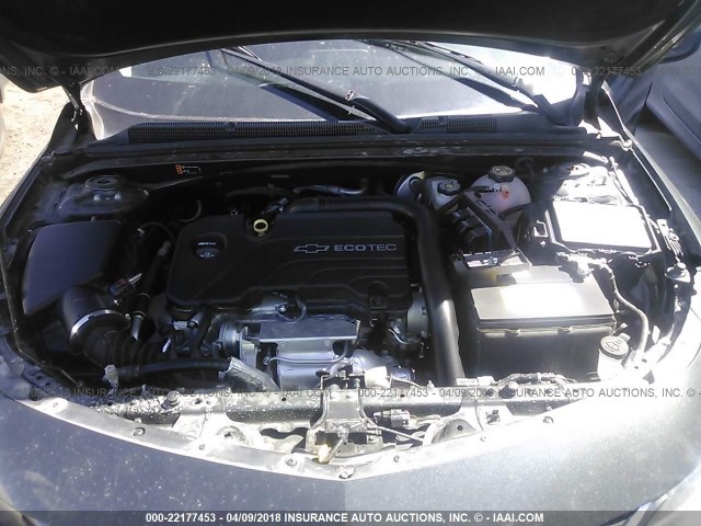 1G1ZB5ST0HF189062 - 2017 CHEVROLET MALIBU LS ნაცრისფერი ფოტო 10