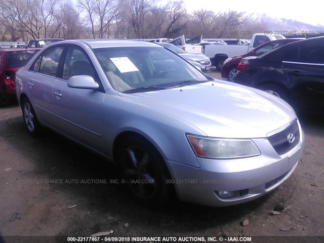 5NPEU46F66H012503 - 2006 HYUNDAI SONATA GLS/LX SILVER photo 1