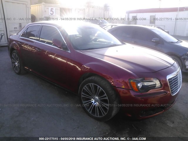 2C3CCABG3CH213758 - 2012 CHRYSLER 300 S MAROON photo 1