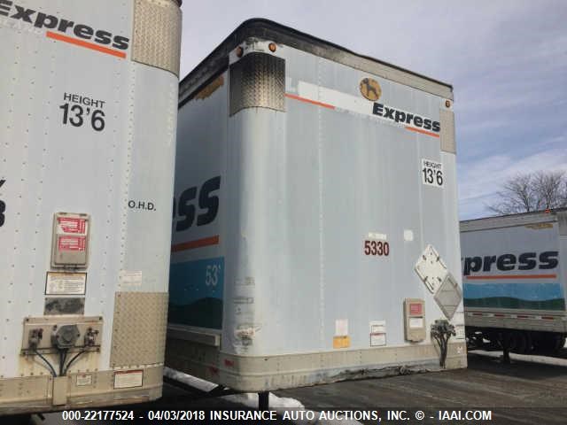 1GRAA0626YB086110 - 2000 GREAT DANE TRAILERS TRAILER  WHITE photo 1