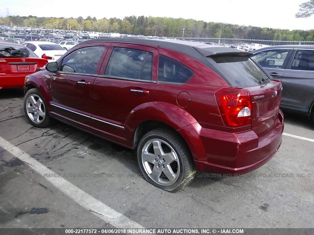 1B3HB78K67D331732 - 2007 DODGE CALIBER R/T RED photo 3