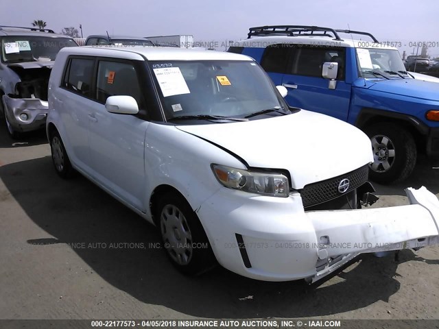 JTLKE50E981053230 - 2008 TOYOTA SCION XB თეთრი ფოტო 1