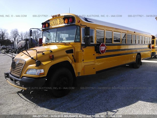 1BAKGCPH7DF295838 - 2013 BLUE BIRD SCHOOL BUS / TRAN  YELLOW photo 2