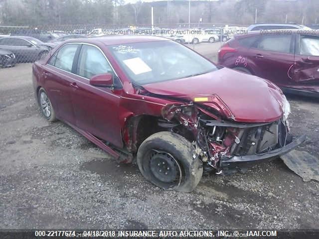 4T1BF1FK3DU689628 - 2013 TOYOTA CAMRY L/SE/LE/XLE RED photo 1