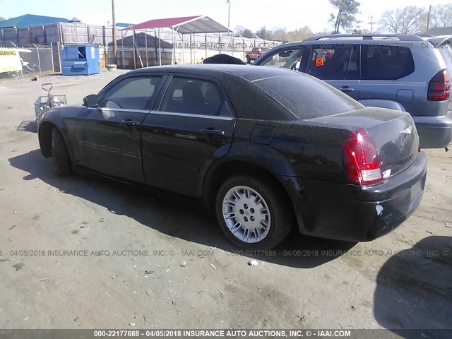 2C3LA43RX6H138066 - 2006 CHRYSLER 300 BLACK photo 3