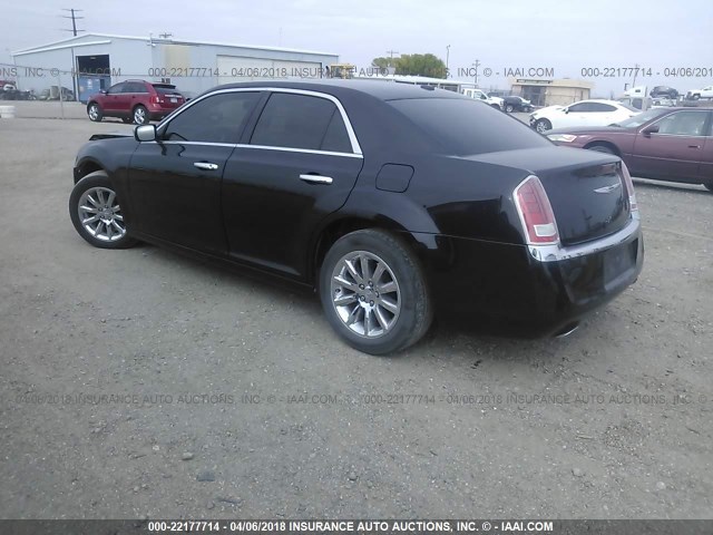 2C3CA5CG6BH537023 - 2011 CHRYSLER 300 LIMITED BLACK photo 3