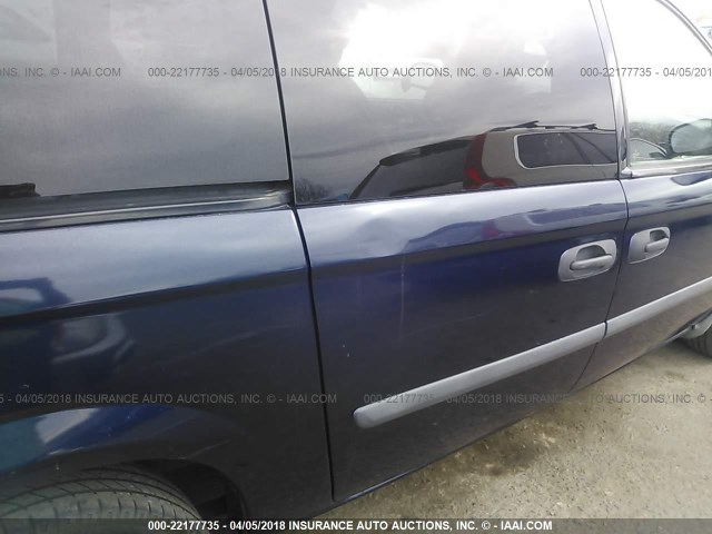 1D4GP24R06B677323 - 2006 DODGE GRAND CARAVAN SE Dark Blue photo 6