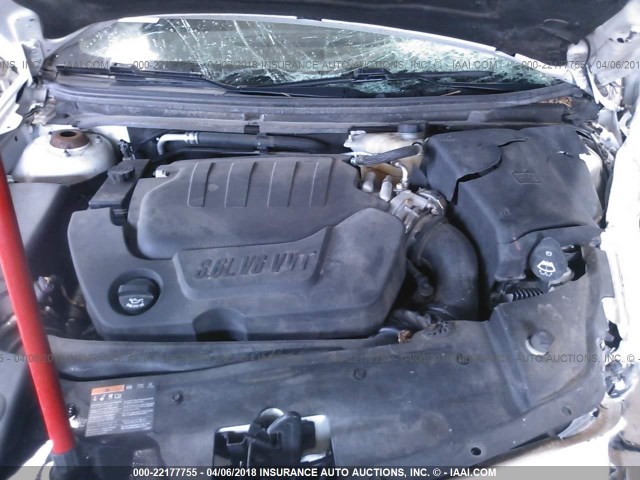 1G1ZG5E75CF255193 - 2012 CHEVROLET MALIBU LTZ 白色 照片 10