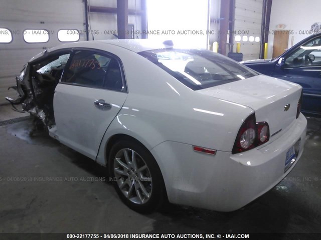 1G1ZG5E75CF255193 - 2012 CHEVROLET MALIBU LTZ 白色 照片 3