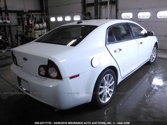 1G1ZG5E75CF255193 - 2012 CHEVROLET MALIBU LTZ 白色 照片 4