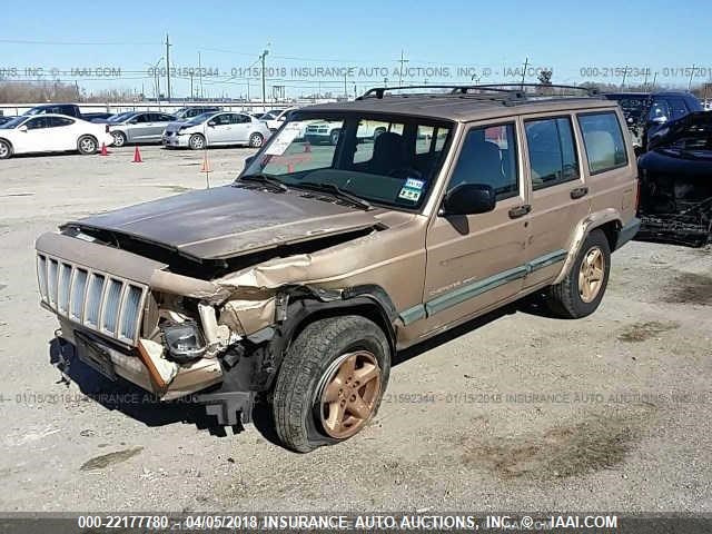 1J4FT68S6XL524931 - 1999 JEEP CHEROKEE SPORT/CLASSIC GOLD photo 2