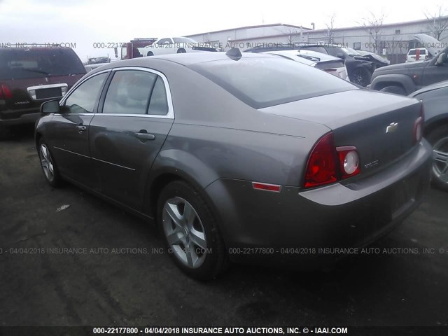 1G1ZB5E01CF203030 - 2012 CHEVROLET MALIBU LS 棕色 照片 3