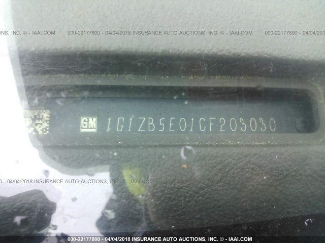 1G1ZB5E01CF203030 - 2012 CHEVROLET MALIBU LS 棕色 照片 9