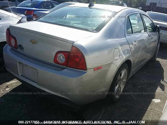 1G1ZB5E03CF182262 - 2012 CHEVROLET MALIBU LS Gümüş foto 4