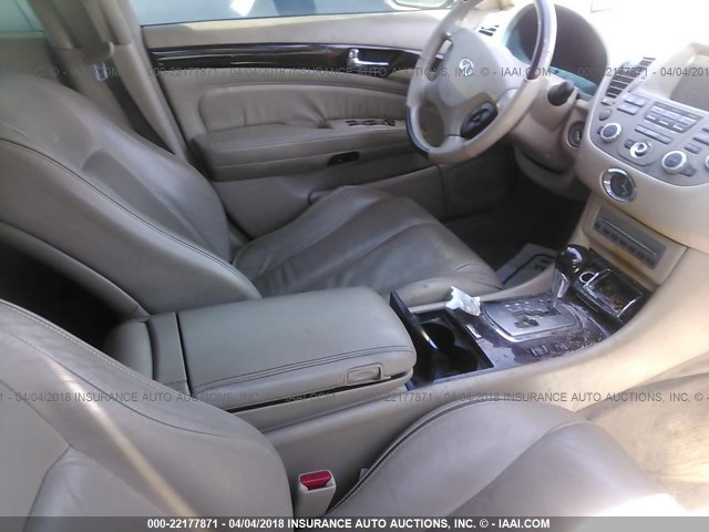 JNKBF01A05M100788 - 2005 INFINITI Q45 SILVER photo 5