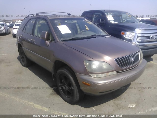 JT6GF10UXX0040139 - 1999 LEXUS RX 300 Dark Brown photo 1