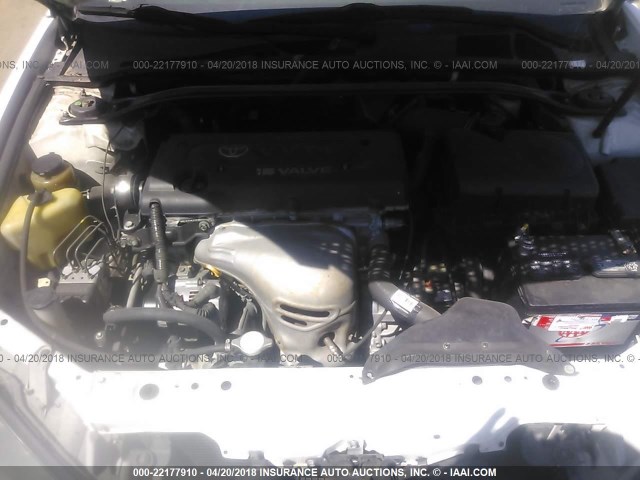 JTDBE32K020056405 - 2002 TOYOTA CAMRY LE/XLE/SE WHITE photo 10