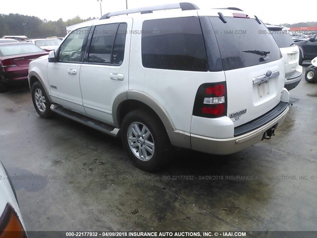 1FMEU64846UA13523 - 2006 FORD EXPLORER EDDIE BAUER WHITE photo 3