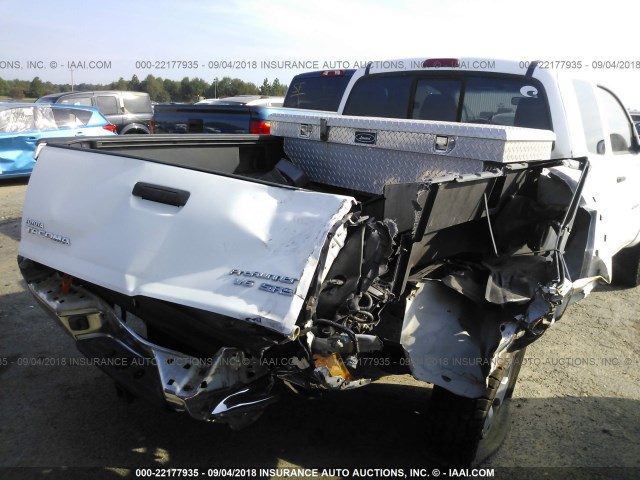 5TETU62N45Z056253 - 2005 TOYOTA TACOMA PRERUNNER ACCESS CAB WHITE photo 6