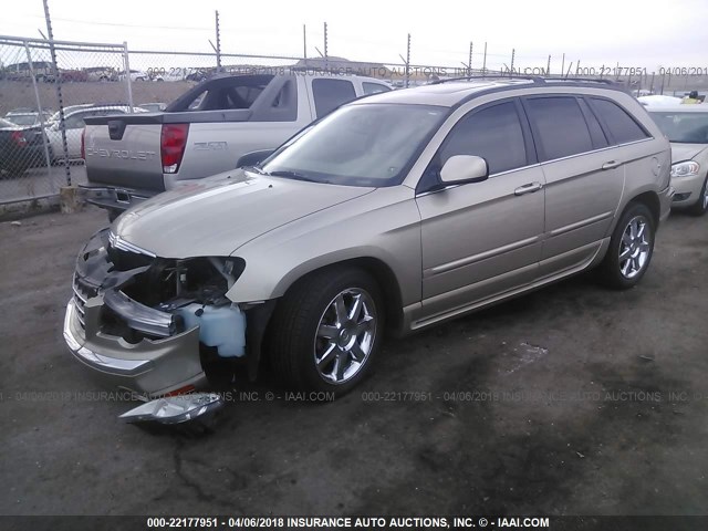 2A8GM78X28R658796 - 2008 CHRYSLER PACIFICA LIMITED GOLD photo 2