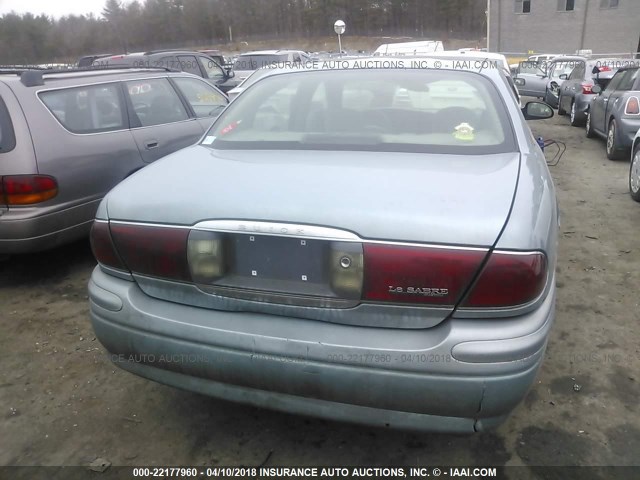 1G4HP52K534161544 - 2003 BUICK LESABRE CUSTOM BLUE photo 6