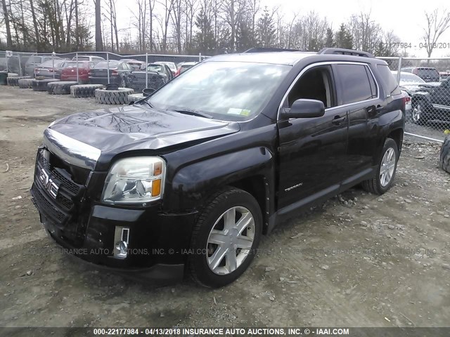 2CTALDEW9A6282569 - 2010 GMC TERRAIN SLE BLACK photo 2