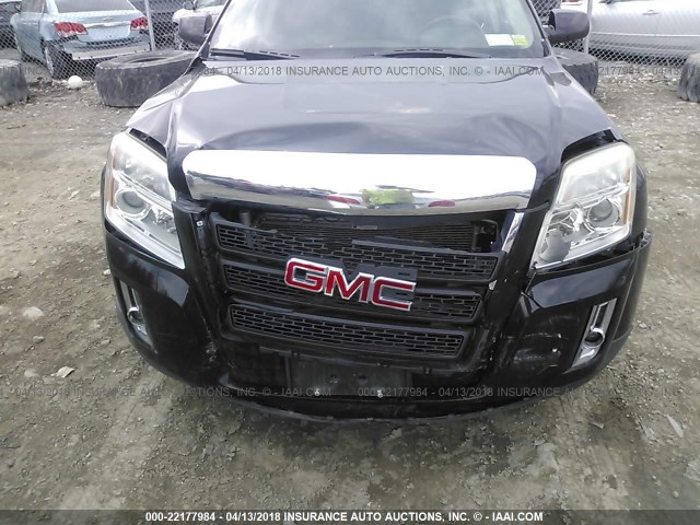 2CTALDEW9A6282569 - 2010 GMC TERRAIN SLE BLACK photo 6