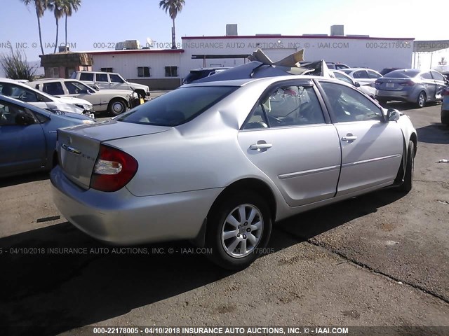 4T1BE30K64U873081 - 2004 TOYOTA CAMRY LE/XLE/SE 银色 照片 4