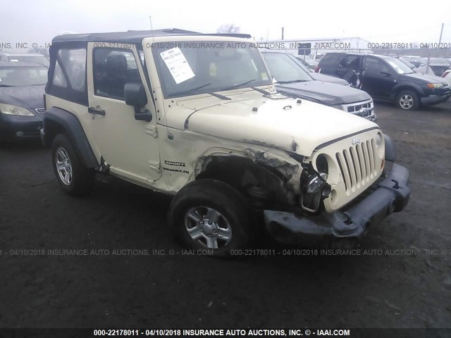 1J4AA2D19BL591618 - 2011 JEEP WRANGLER SPORT 奶油色 照片 6