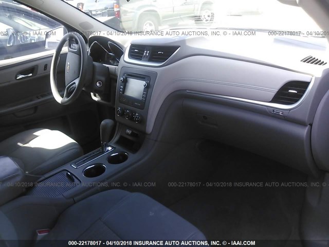 1GNKRFED7DJ176547 - 2013 CHEVROLET TRAVERSE LS Dark Blue photo 5