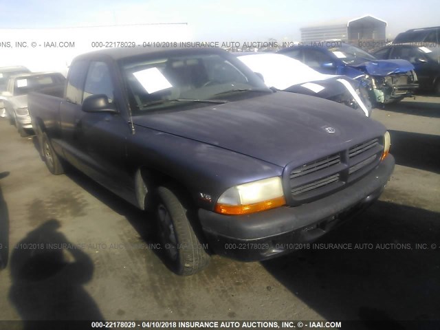 1B7GL22XXXS168769 - 1999 DODGE DAKOTA PURPLE photo 1