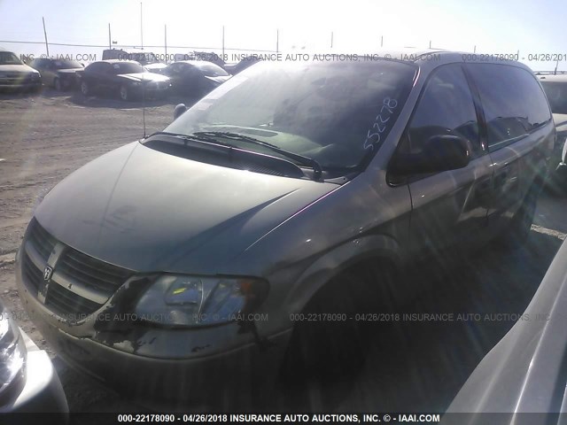 1D4GP24RX6B552278 - 2006 DODGE GRAND CARAVAN SE BEIGE photo 2