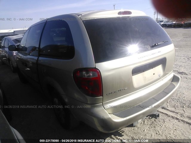 1D4GP24RX6B552278 - 2006 DODGE GRAND CARAVAN SE BEIGE photo 3