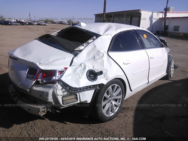 1G11E5SL5EF103857 - 2014 CHEVROLET MALIBU 2LT WHITE photo 4