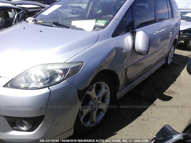 JM1CR293180306597 - 2008 MAZDA 5 SILVER photo 6