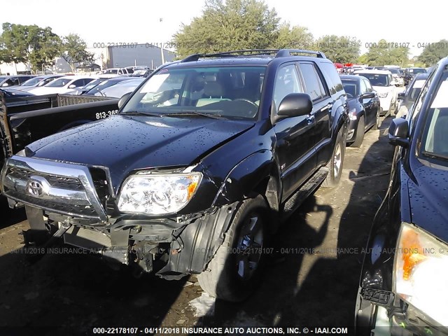 JTEZU14R160074946 - 2006 TOYOTA 4RUNNER SR5/SPORT BLUE photo 2