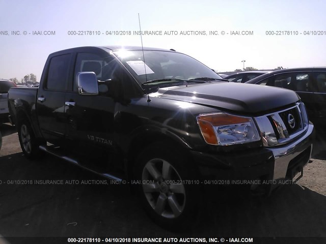 1N6BA0ED2DN301943 - 2013 NISSAN TITAN S/SV/SL/PRO-4X BLACK photo 1