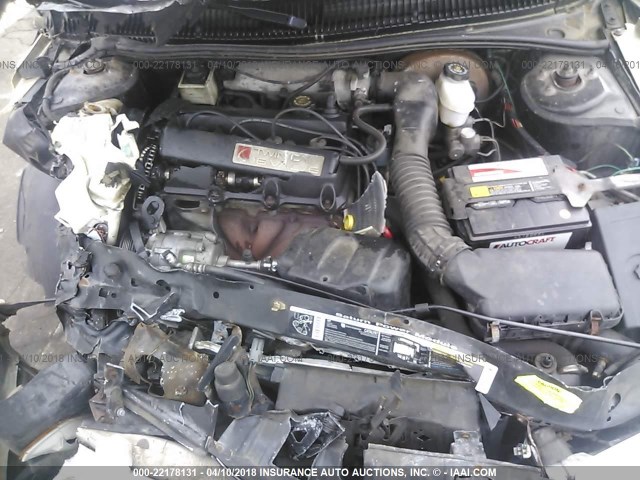 1G8ZH1273TZ372829 - 1996 SATURN SC2 GOLD photo 10